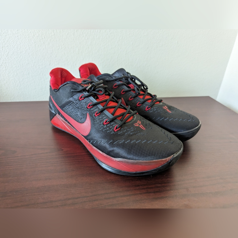 Kobe 12 AD EP Black Red Men's Basketball Shoe Size 12 Need Repair